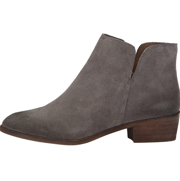 SPLENDID nubuck Hamptyn ankle bootie in smoke 7.5 - Picture 7 of 14